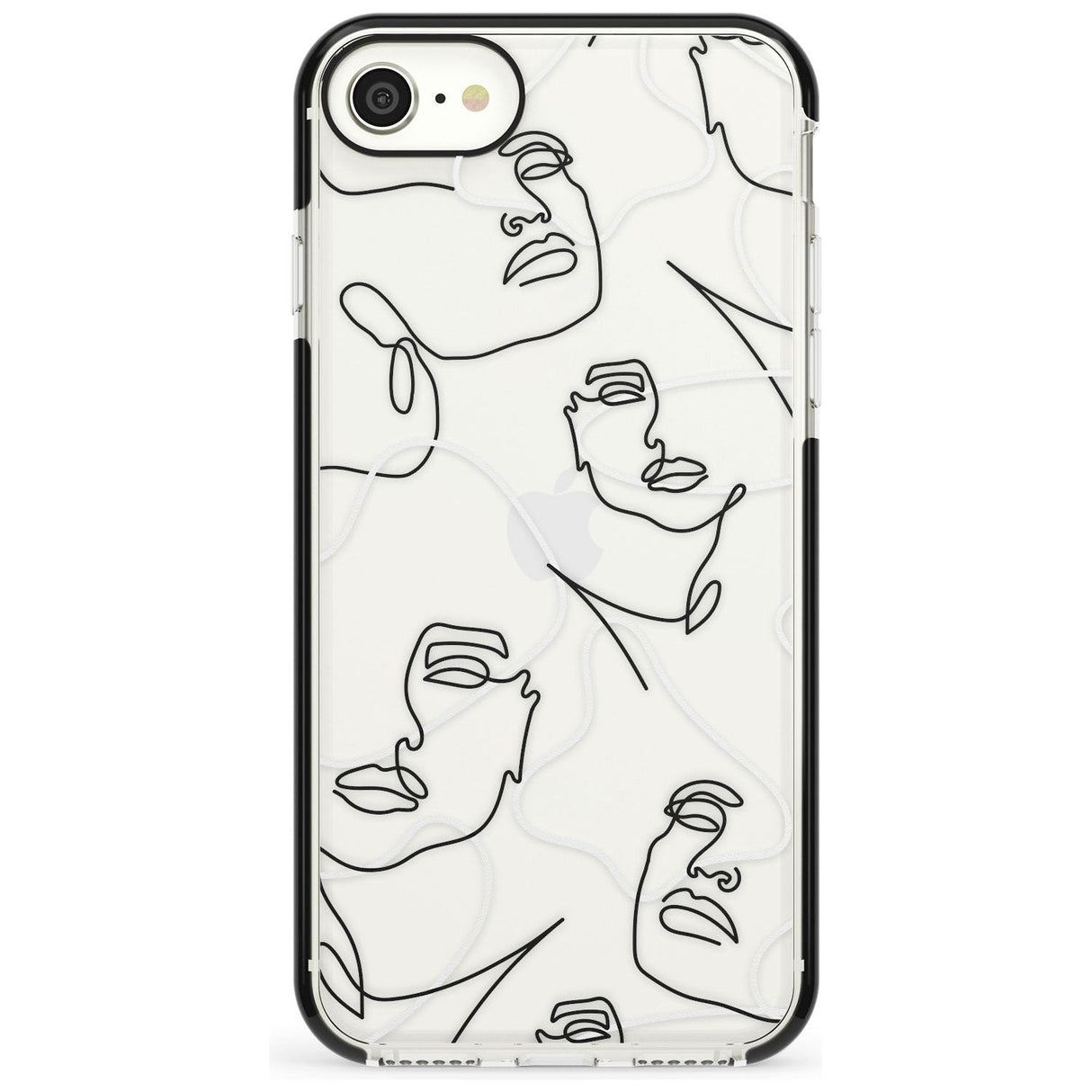 Personalised Abstract Faces Phone Case for iPhone SE