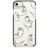 Personalised Abstract Faces Phone Case for iPhone SE