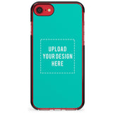 Personalised Your Own Design Black Impact Phone Case for iPhone SE 8 7 Plus