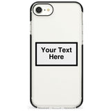 Personalised Create your own Warning Label Phone Case for iPhone SE