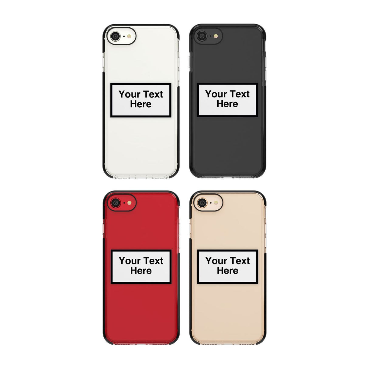 Personalised Create your own Warning Label Phone Case for iPhone SE