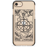 Wheel of Fortune Tarot Card - Transparent Pink Fade Impact Phone Case for iPhone SE 8 7 Plus