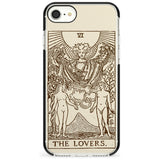 The Lovers Tarot Card - Solid Cream Pink Fade Impact Phone Case for iPhone SE 8 7 Plus