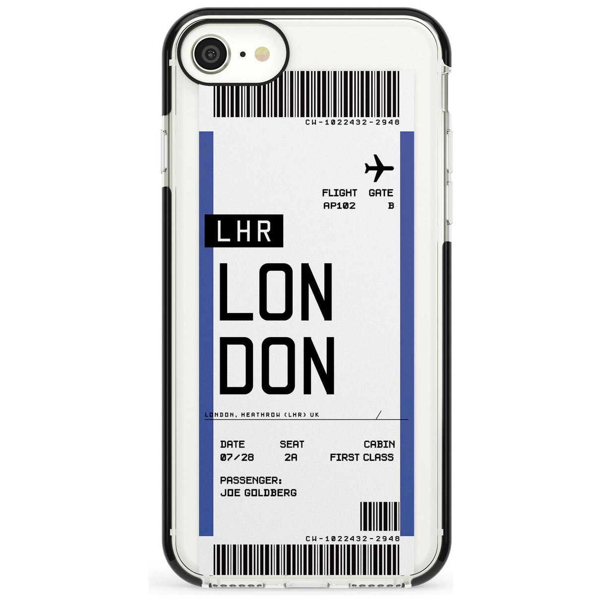 Personalised Create your own Warning Label Phone Case for iPhone SE