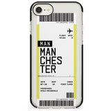 Manchester Boarding Pass  Black Impact Custom Phone Case - Case Warehouse