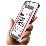 Toronto Boarding Pass iPhone Case   Custom Phone Case - Case Warehouse