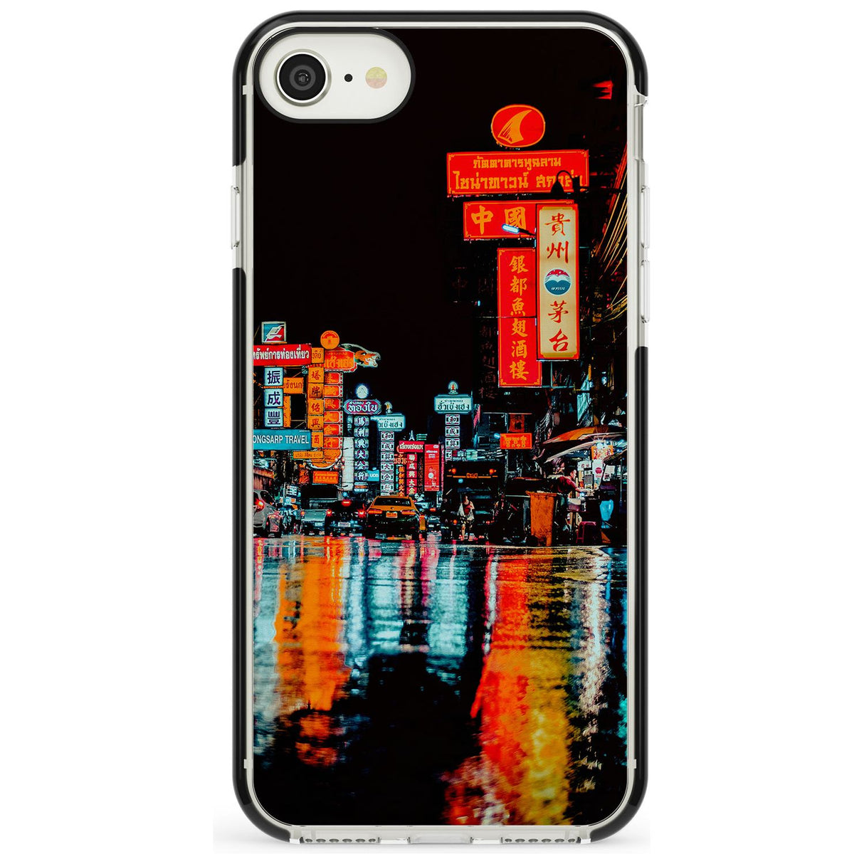 Neon City iPhone Case  Black Impact Phone Case - Case Warehouse