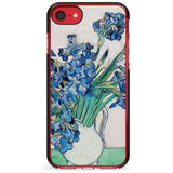 Irises by Vincent Van Gogh Pink Fade Impact Phone Case for iPhone SE 8 7 Plus