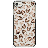 Cocker Spaniel (Brown) Watercolour Dog Pattern Phone Case iPhone 7/8 / Black Impact Case,iPhone SE / Black Impact Case Blanc Space