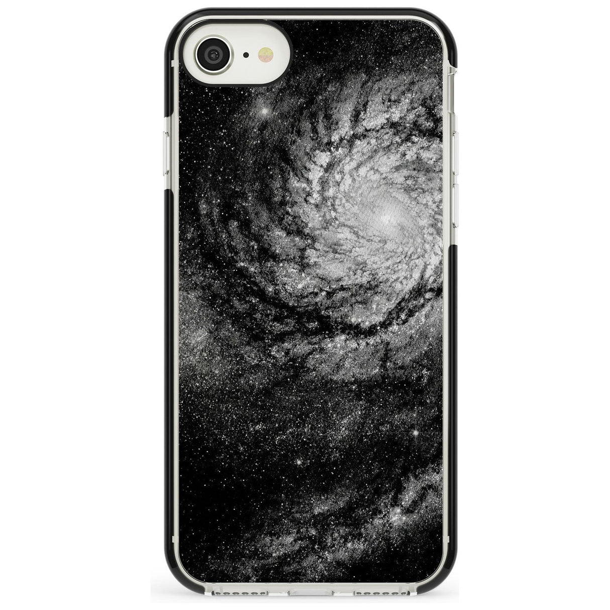 Night Sky Galaxies: Milky Way Galaxy Phone Case iPhone 7/8 / Black Impact Case,iPhone SE / Black Impact Case Blanc Space