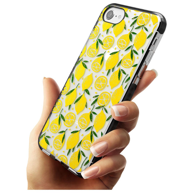 Bright Lemon Fruity Pattern iPhone Case   Phone Case - Case Warehouse