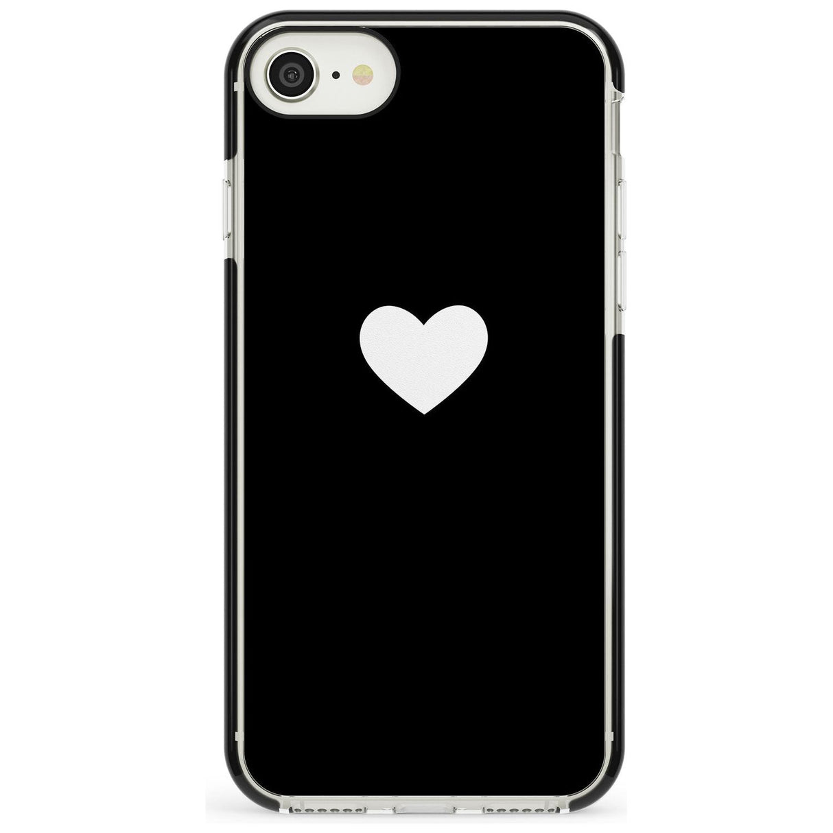 Single Heart Design: White &