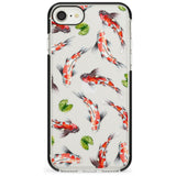 Koi Fish Japanese Watercolour iPhone Case  Black Impact Phone Case - Case Warehouse