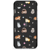 Cats with Toys - Clear Pink Fade Impact Phone Case for iPhone SE 8 7 Plus