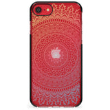 Large Rainbow Mandala Transparent Design Pink Fade Impact Phone Case for iPhone SE 8 7 Plus