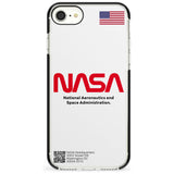 NASA The Worm Black Impact Phone Case for iPhone SE 8 7 Plus