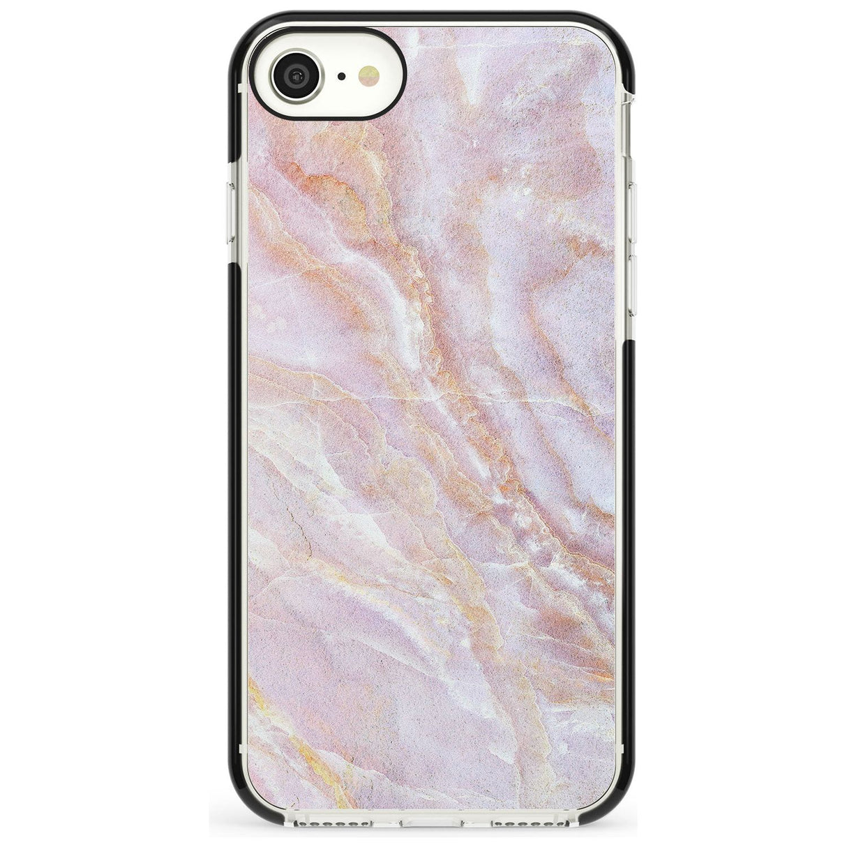 Soft Pink & Yellow Onyx Marble Texture Pink Fade Impact Phone Case for iPhone SE 8 7 Plus