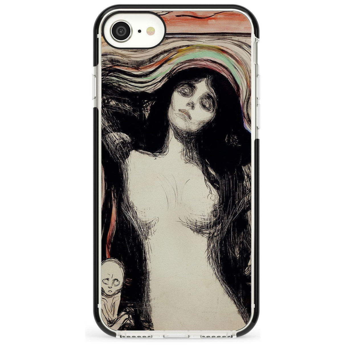 Madonna Black Impact Phone Case for iPhone SE 8 7 Plus