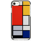 Piet Mondrian's Composition Black Impact Phone Case for iPhone SE 8 7 Plus