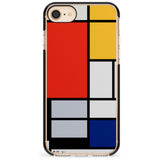 Piet Mondrian's Composition Black Impact Phone Case for iPhone SE 8 7 Plus