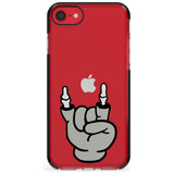 Rock 'til you drop Black Impact Phone Case for iPhone SE 8 7 Plus