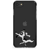 Dog Spirit Black Impact Phone Case for iPhone SE 8 7 Plus