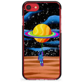 World On Helium Black Impact Phone Case for iPhone SE 8 7 Plus