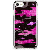 Pink Pattern Black Impact Phone Case for iPhone SE 8 7 Plus