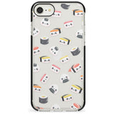 Kawaii Sushi & Rice iPhone Case  Black Impact Phone Case - Case Warehouse