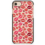 Lips Pattern Pink Fade Impact Phone Case for iPhone SE 8 7 Plus