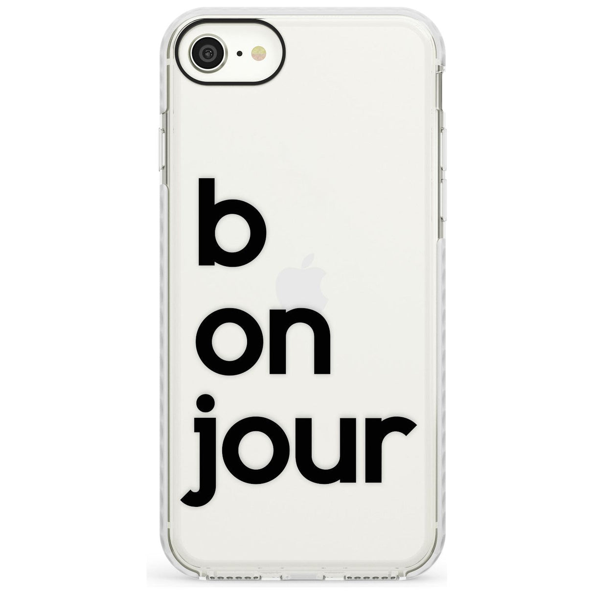 Bonjour Slim TPU Phone Case for iPhone SE 8 7 Plus