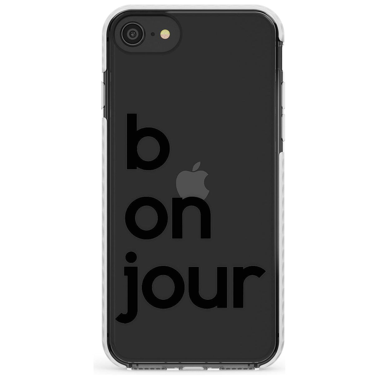 Bonjour Slim TPU Phone Case for iPhone SE 8 7 Plus