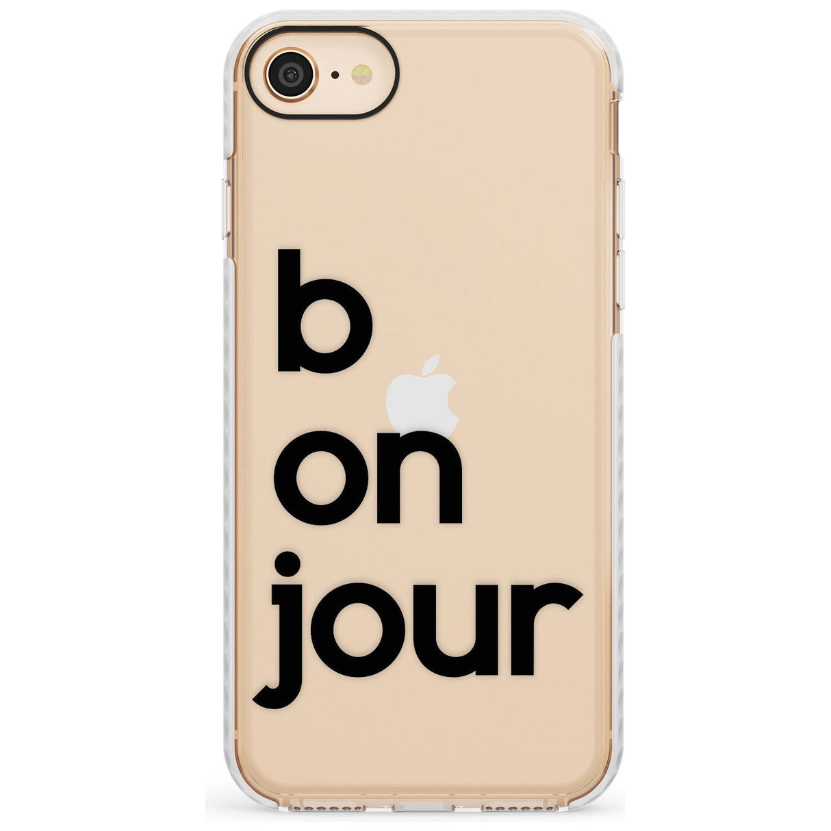 Bonjour Slim TPU Phone Case for iPhone SE 8 7 Plus