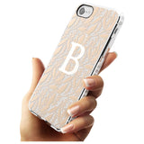 Subtle Monogram Abstract Floral iPhone Case   Custom Phone Case - Case Warehouse