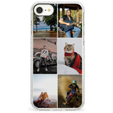 6 Photo Grid  Slim TPU Phone Case for iPhone SE 8 7 Plus