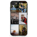 6 Photo Grid  Slim TPU Phone Case for iPhone SE 8 7 Plus