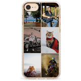 6 Photo Grid  Slim TPU Phone Case for iPhone SE 8 7 Plus