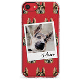 German Shepherd - Custom Dog Photo Slim TPU Phone Case for iPhone SE 8 7 Plus