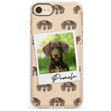 Dachshund, Brown - Custom Dog Photo Slim TPU Phone Case for iPhone SE 8 7 Plus