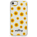 Sunflowers & Cursive iPhone Case  Impact Case Custom Phone Case - Case Warehouse