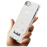 White Daisies & Cursive iPhone Case   Custom Phone Case - Case Warehouse