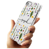 Custom Wildflower Lines Slim TPU Phone Case for iPhone SE 8 7 Plus