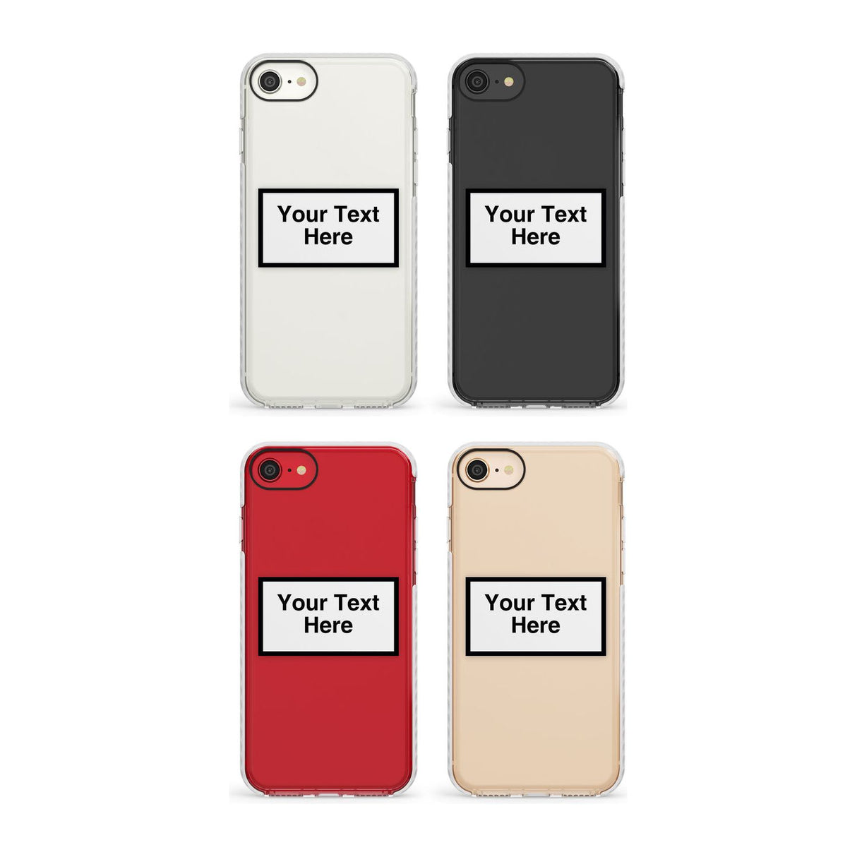 Personalised Create your own Warning Label Phone Case for iPhone SE