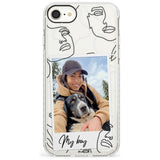 Personalised Snake Instant Photo Phone Case for iPhone SE