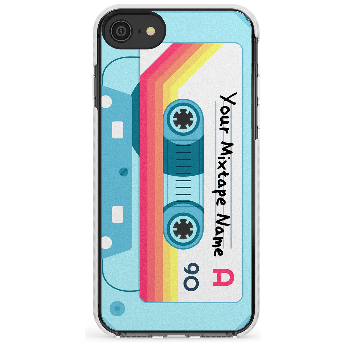 Sporty Cassette Slim TPU Phone Case for iPhone SE 8 7 Plus