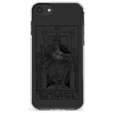 The Emperor Tarot Card - Transparent Slim TPU Phone Case for iPhone SE 8 7 Plus