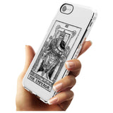 The Emperor Tarot Card - Transparent Slim TPU Phone Case for iPhone SE 8 7 Plus