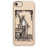 The Magician Tarot Card - Transparent Slim TPU Phone Case for iPhone SE 8 7 Plus