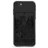 The Empress Tarot Card - Transparent Slim TPU Phone Case for iPhone SE 8 7 Plus