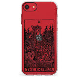 The Empress Tarot Card - Transparent Slim TPU Phone Case for iPhone SE 8 7 Plus